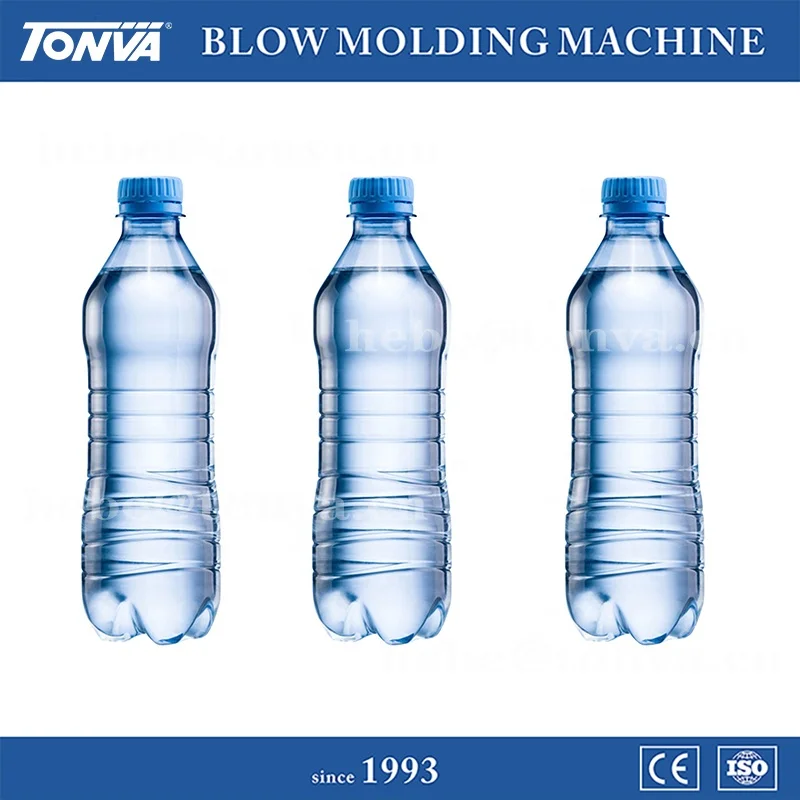 TONVA plastic 2-cavity 600ml fully automatic PET water bottle making blow blowing molding machine hot sale