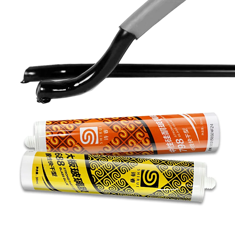 Fireproof Silicone Sealant anti fungus Glass Adhesive in low price with high quality