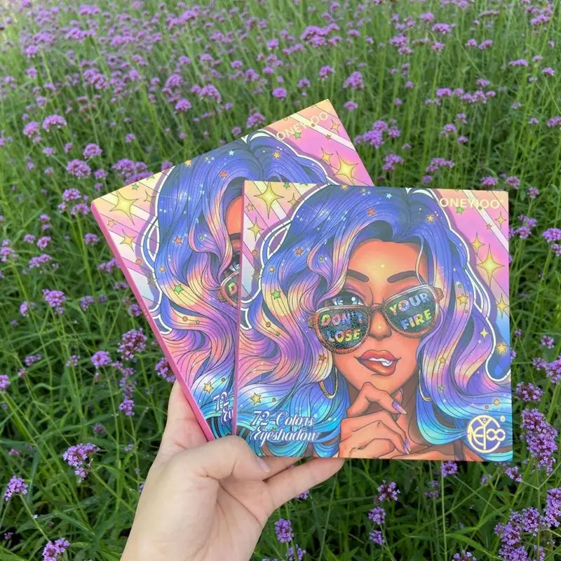 IGOODCO 72 color European and American girls pattern eyeshadow tray Matte pearl glittermulti-color makeup