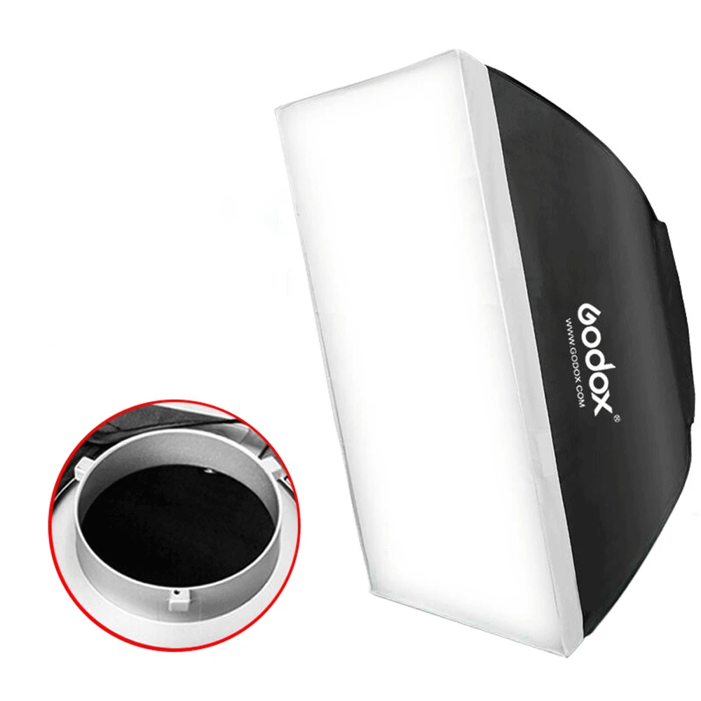 Godox 60X90 см Bowens Mount Softbox Diffuser фотография для godox DE300 DE400 SK400 II SK300 SL60W SL100W SL150W SL200W