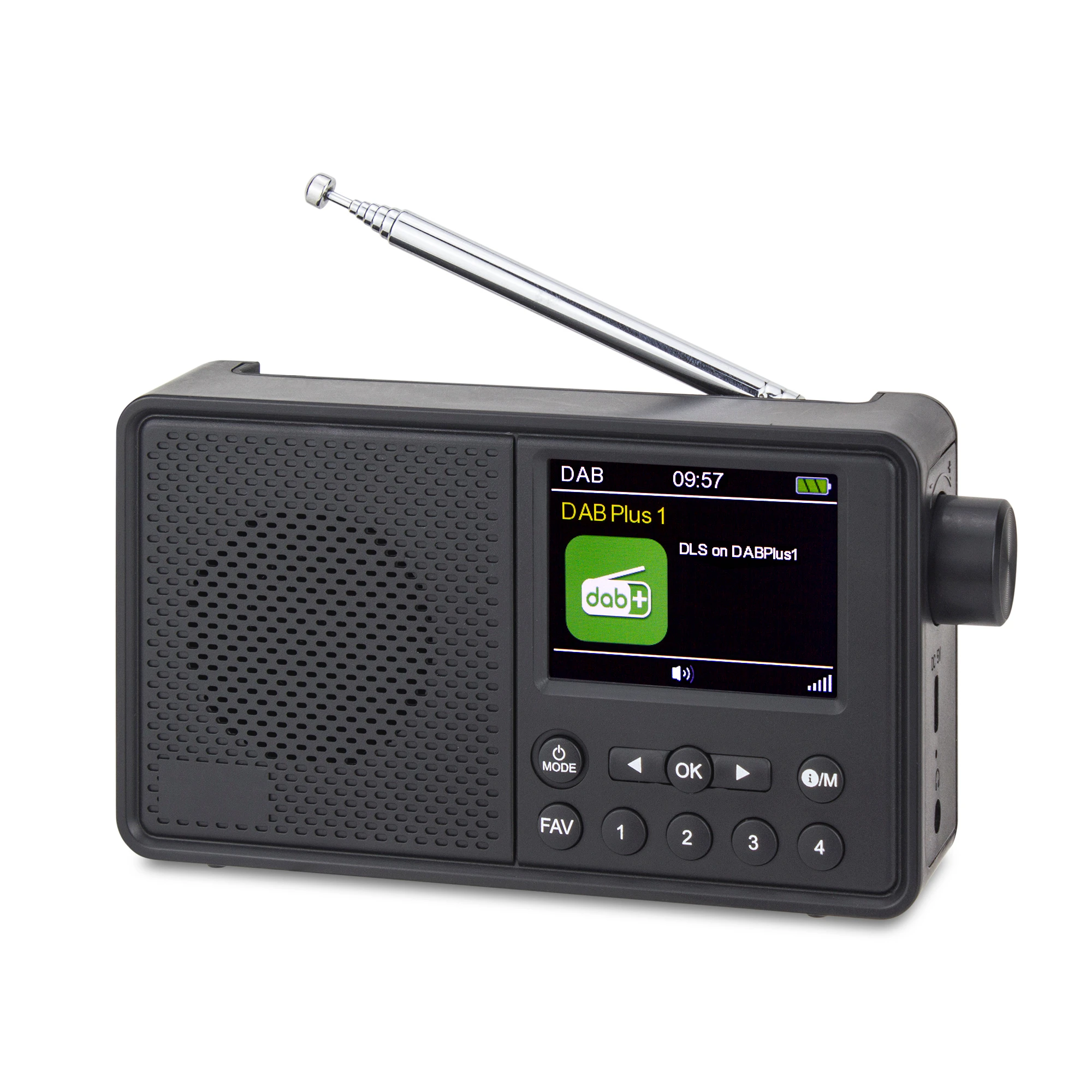 DB-36 Portable DAB+/DAB/FM radio with 1200mAH lithium battery