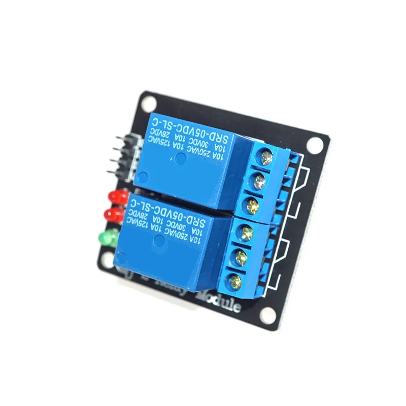 5V 12V 24V 2 Channel Relay Module Optocoupler isolation support high and low level trigger for MCU
