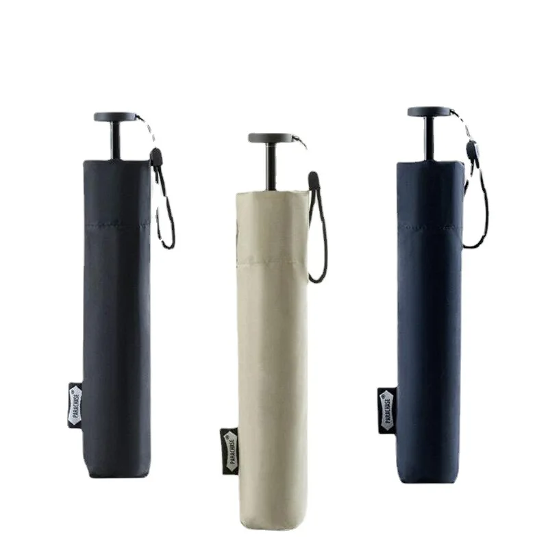 Good Quality Black Coating Sunscreen Super Lightweight Pocket Size Folding Umbrella