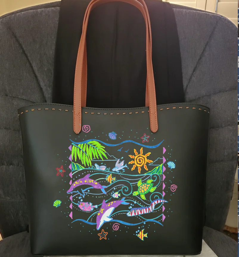 Custom high quality leather new fashion design logo premium texture handbags single shoulder large bag large capacity tote bag