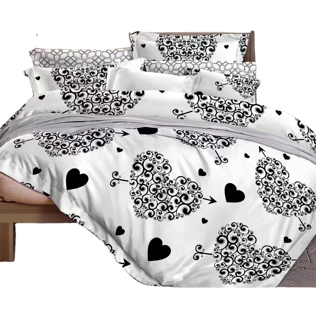 Printed  Bedspread Quilt Sets 3 Piece Lightweight Coverlet Set with Shams Reversible Quilted Bedding Set