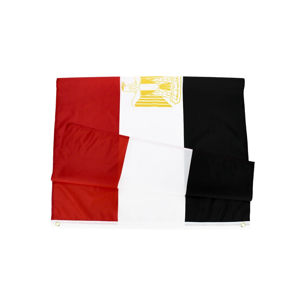Hot Selling All Size Advertising flags Polyester Fabric Egypt Country National Flag