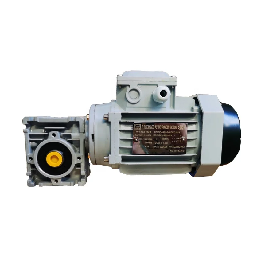 NMRV RV series hollow shaft reducer copper small worm gear gearbox motor