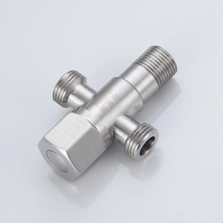  Двухсторонний угловой клапан VEMUSE Dn15 304 из нержавеющей стали фитинги для ванной комнаты холодной