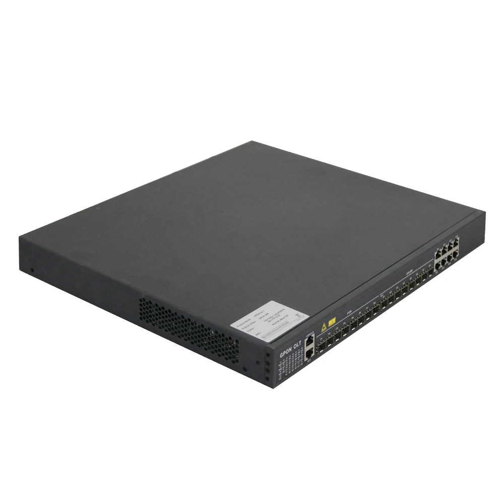 10GE SFP+ Uplink FTTH 1U 19 inch 8 port GPON OLT Price With Web Nms Telnet Cli Management