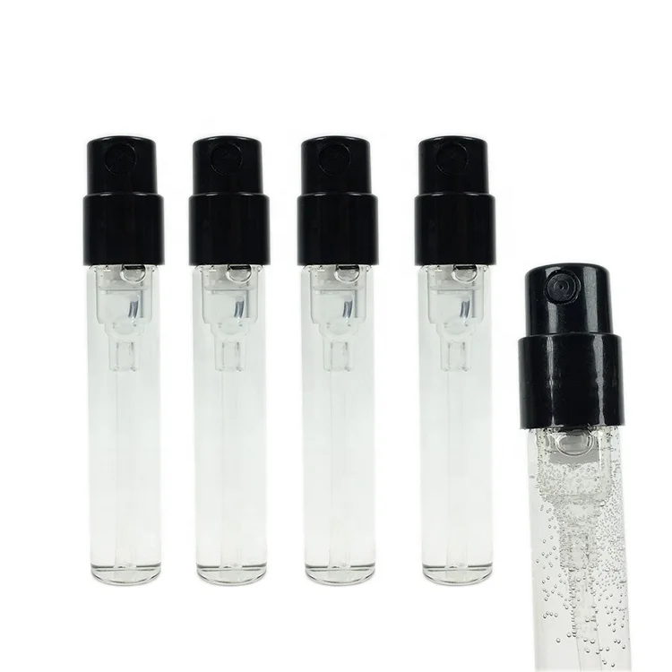 1.5ml 2ml 2.5ml glass vial mini perfume spray bottle glass tube sample bottle