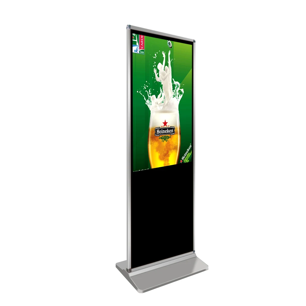 FHD LCD Screen 49 Inch Touch Screen Kiosk Digital Signage Advertising Players Totem