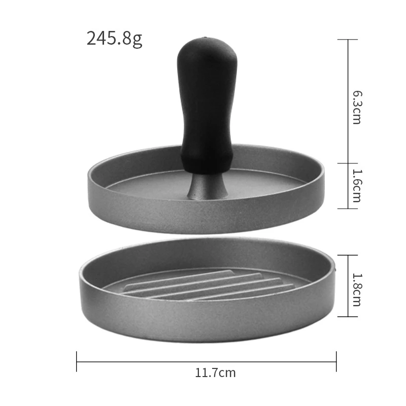 Hamburger manual non stick beef breakfast meat press filling mold pancake maker