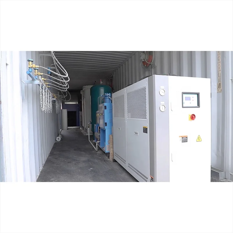 Turnkey solution plug&play 20Nm3/h Filling station nitrogen generator hi-quality hi-purity Containerization psa oxygen generator