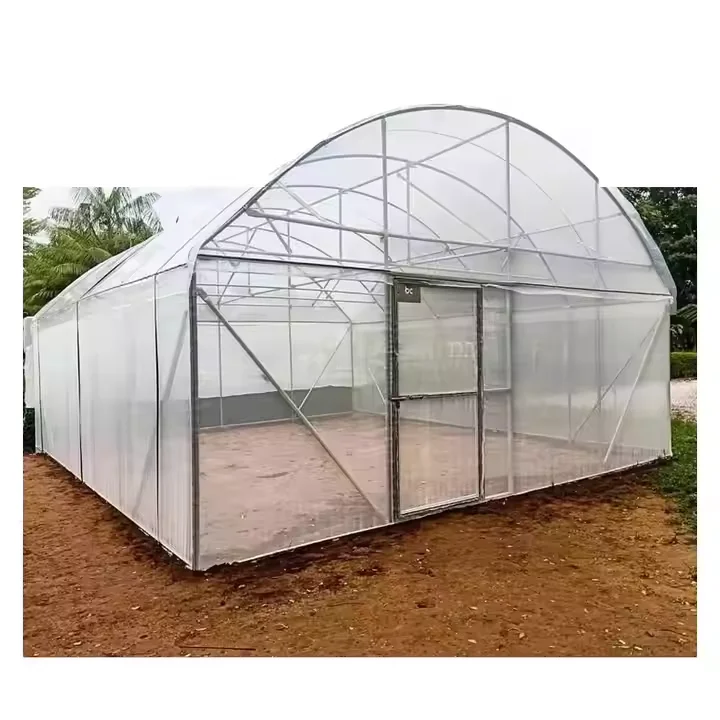 Vegetables Tunnel Hoop Agricultural Green House Metal Frame Greenhouse with Aluminum Structure and Smart Control System