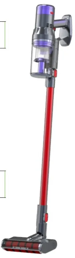 BLDC 28kpa wireless screen display portable stick/handy vacuum cleaner