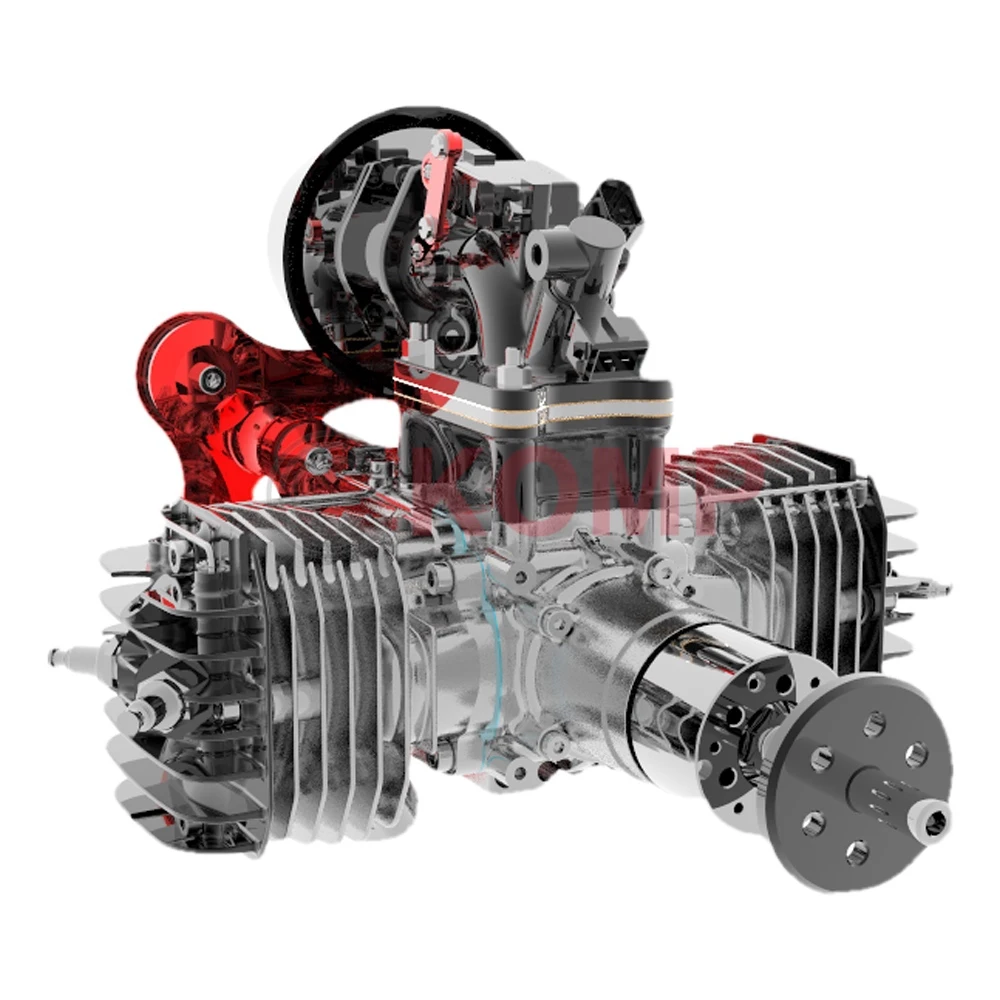 120cc 12HP 2 Stroke Boxer Gasoline Drone Uav Engine
