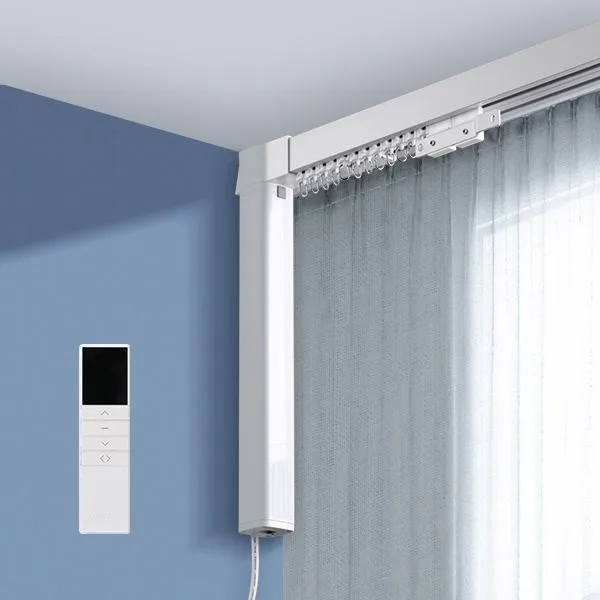 Top Quality Double Extendable Electric Roller Blind Motor S Fold Wave Smart Home Products Devices Curtain Rail Track For Home