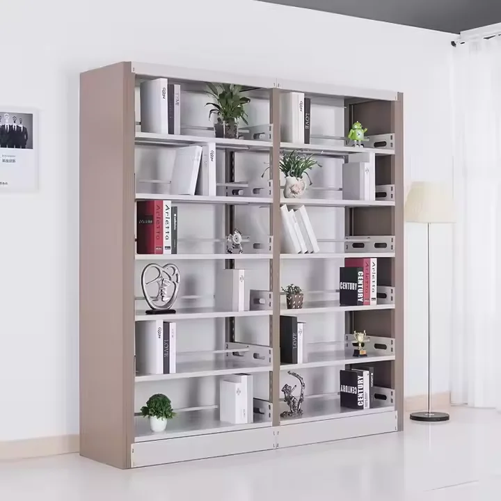 School metal steel bookcase storage bookshelf school library modern Bookcase Steel