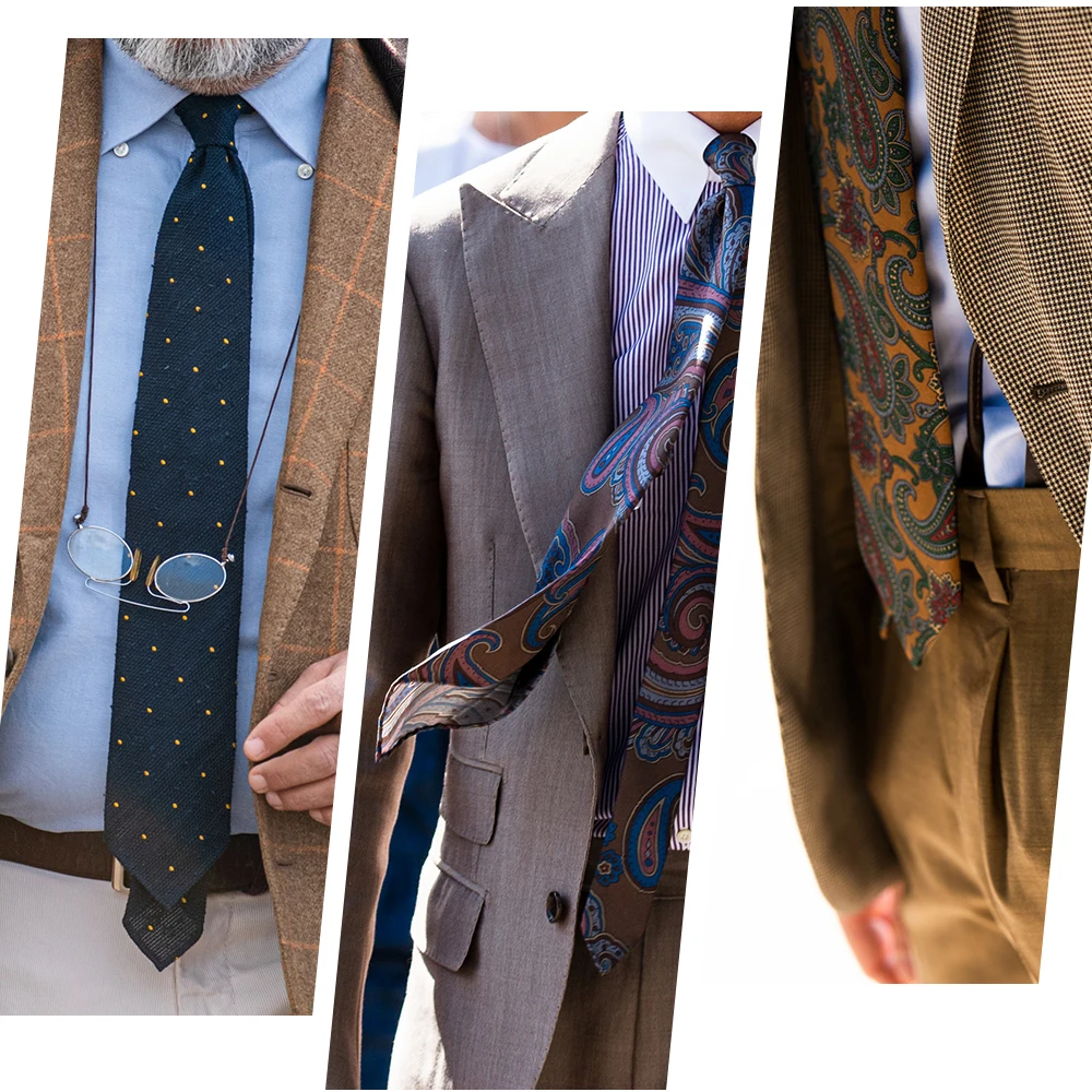 Green Navy Striped Silk Club Tie Luxury Designer Golf Ties Quality Jacquard Necktie With Logo