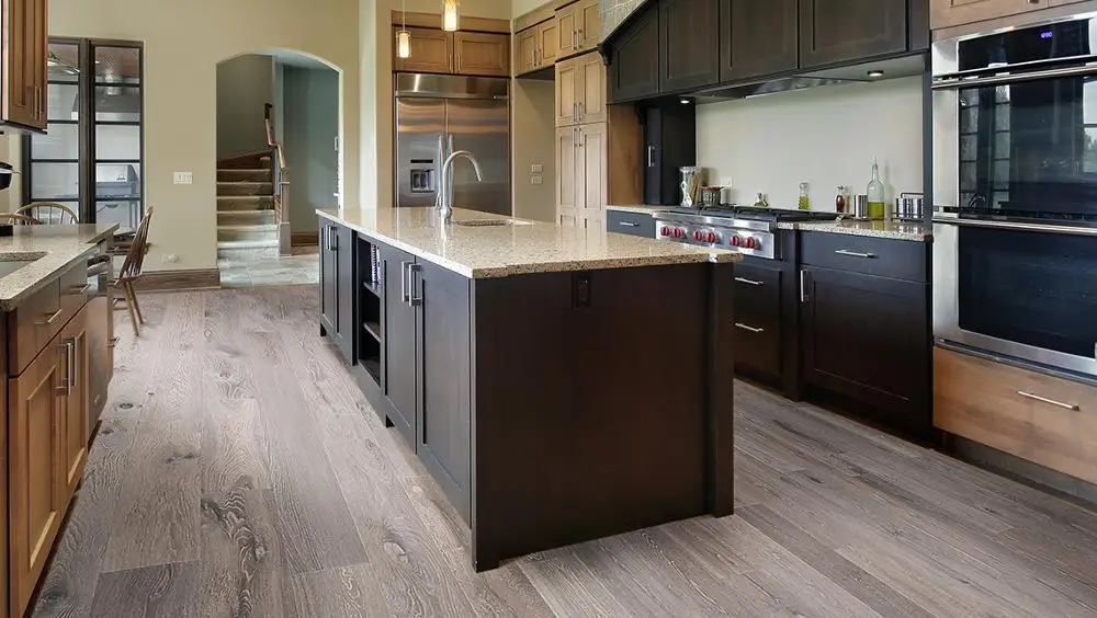 
2020 Amazon top seller wood design vinyl plank flooring Rigid core SPC flooring 