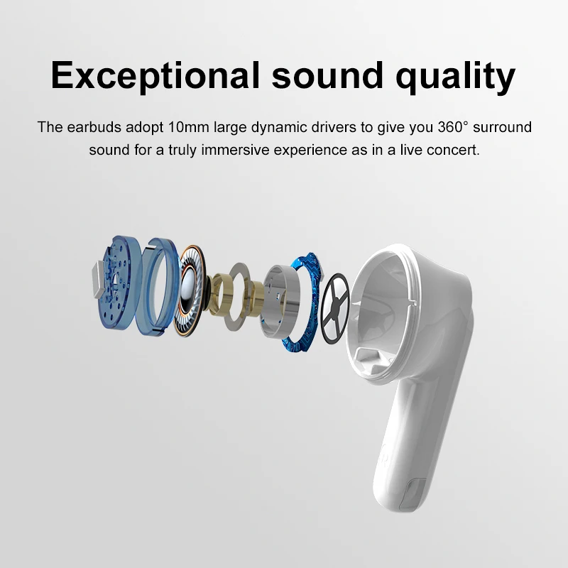 Earbuds 2022 RTS OEM Custom Logo Wireless Earbuds Headphones Earphone Gaming in-ear Earphones TWS Headsets