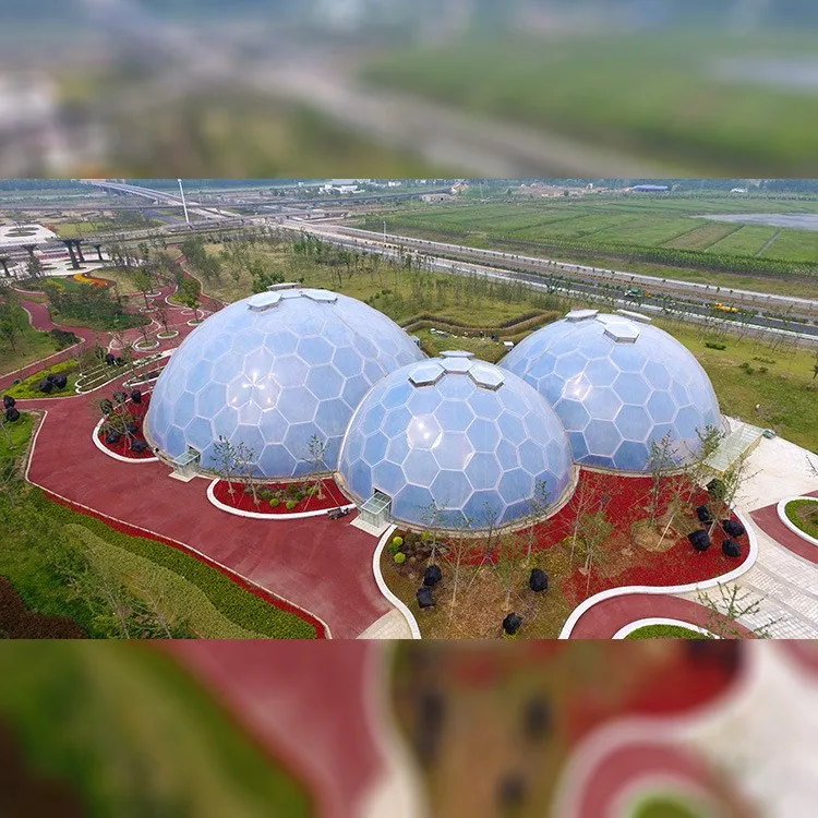 ETFE Air Pillow Membrane Greenhouse Membrane Structure Manufacturer Installation Construction Design ETFE Membrane Material