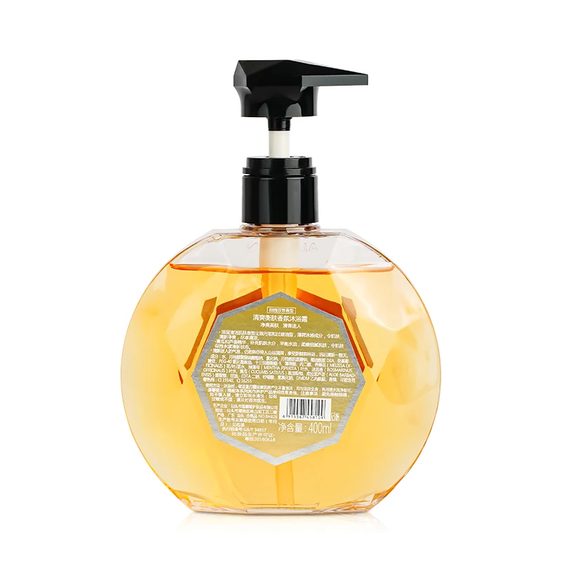 Alobon Wholesale High Quality Free Sample Transparent Cream Smelly Good Great Flavor Body Lotion Body Wash