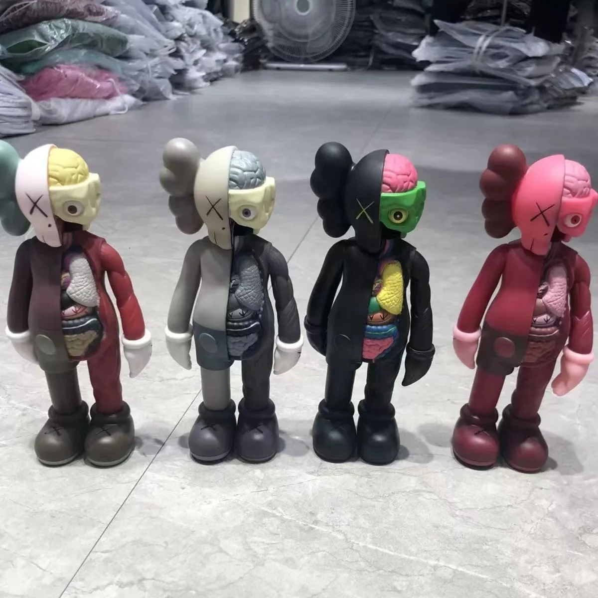 European and American Style Modern Pop Art Sculpture KAW Deconstruction Series Figure Toys Decoration Street Art Collectible Mo