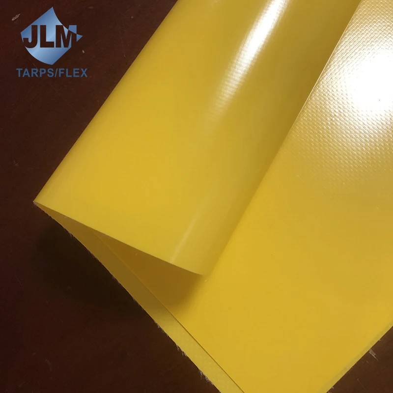 Heavy duty waterproof 550gsm pvc tarpaulin fire resistant tear resistance pvc fabric for lumber tarp