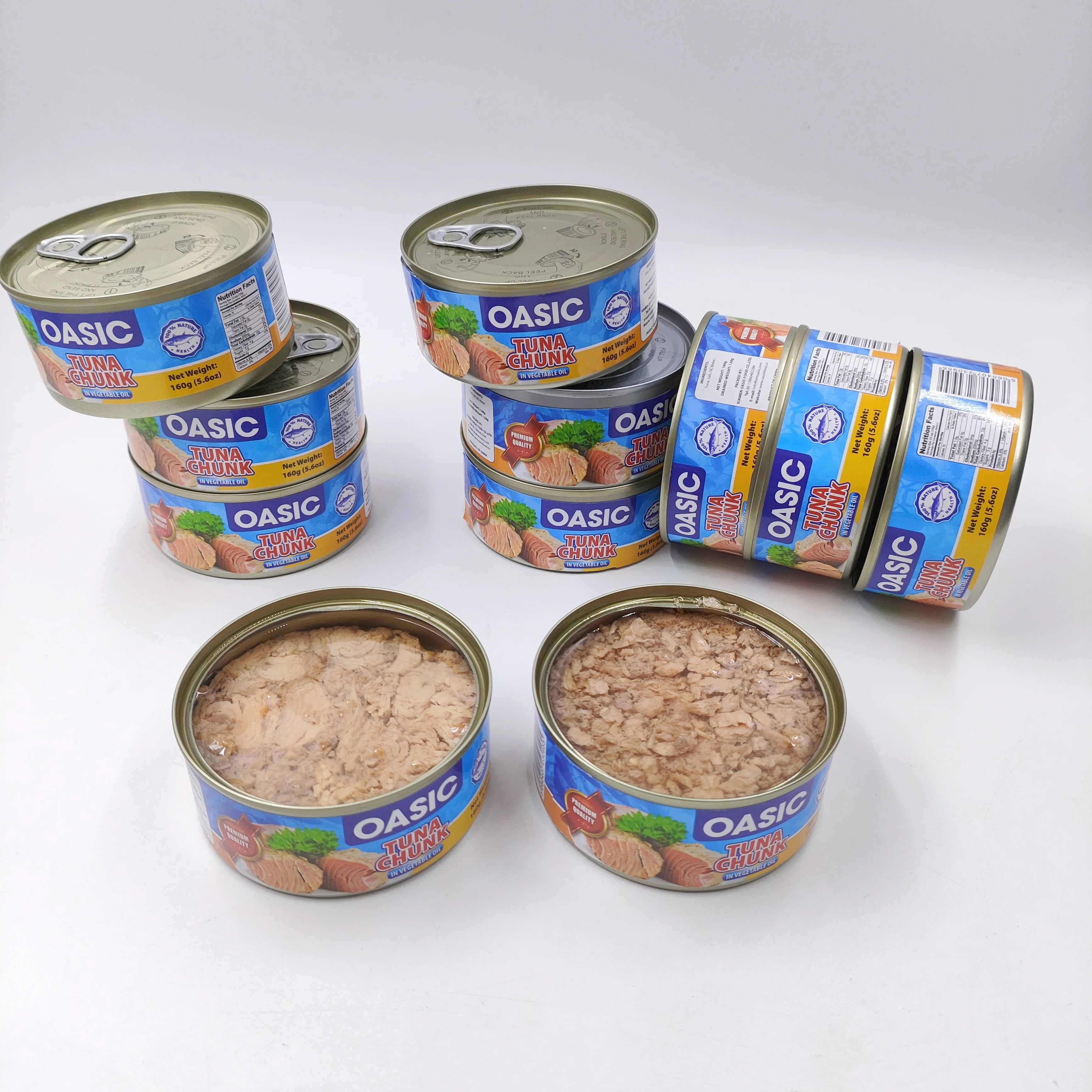 Hot Selling Delicious Wholesale Canned Food Canned Fish Canned Tuna in Oil