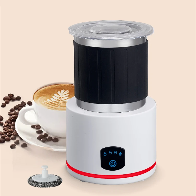Hot Chocolate Maker, Hot & Cold Stainless Steel Milk Foam Machine for Coffee,Latte, Cappuccino, Macchiato