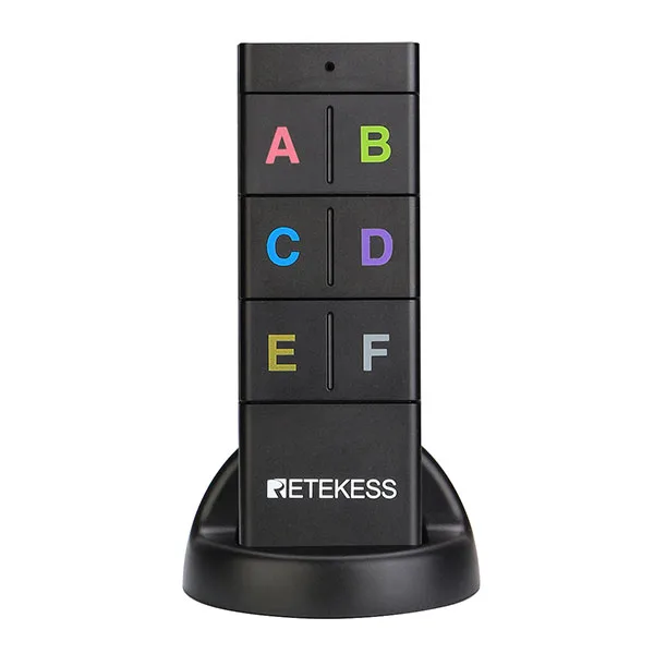 Wireless Finder Wireless RF Item Locator Item Tracker Wireless RF Pet Tracker with 1 RF Transmitter 6 Receivers  Retekess TH104