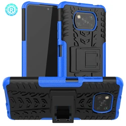 mobile phone accessories factory in china armor Rugged Armor back cover For Xiaomi Poco X3 Case