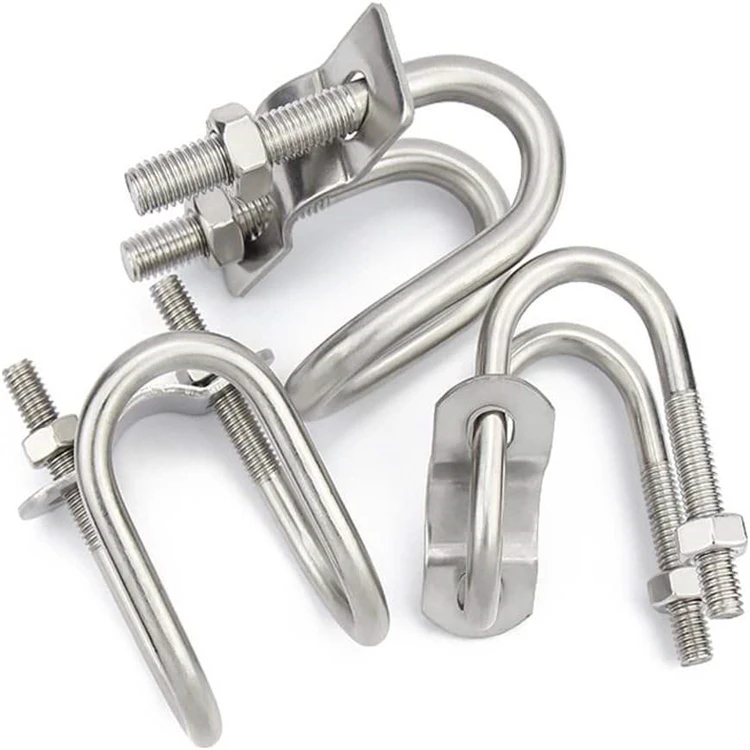 Monel Alloy 400 Monel k500 Inconel 718 2.4360 2.4375 2.4668 U Type Shaped Lock U bolt Pipe Clamp Square U bolt