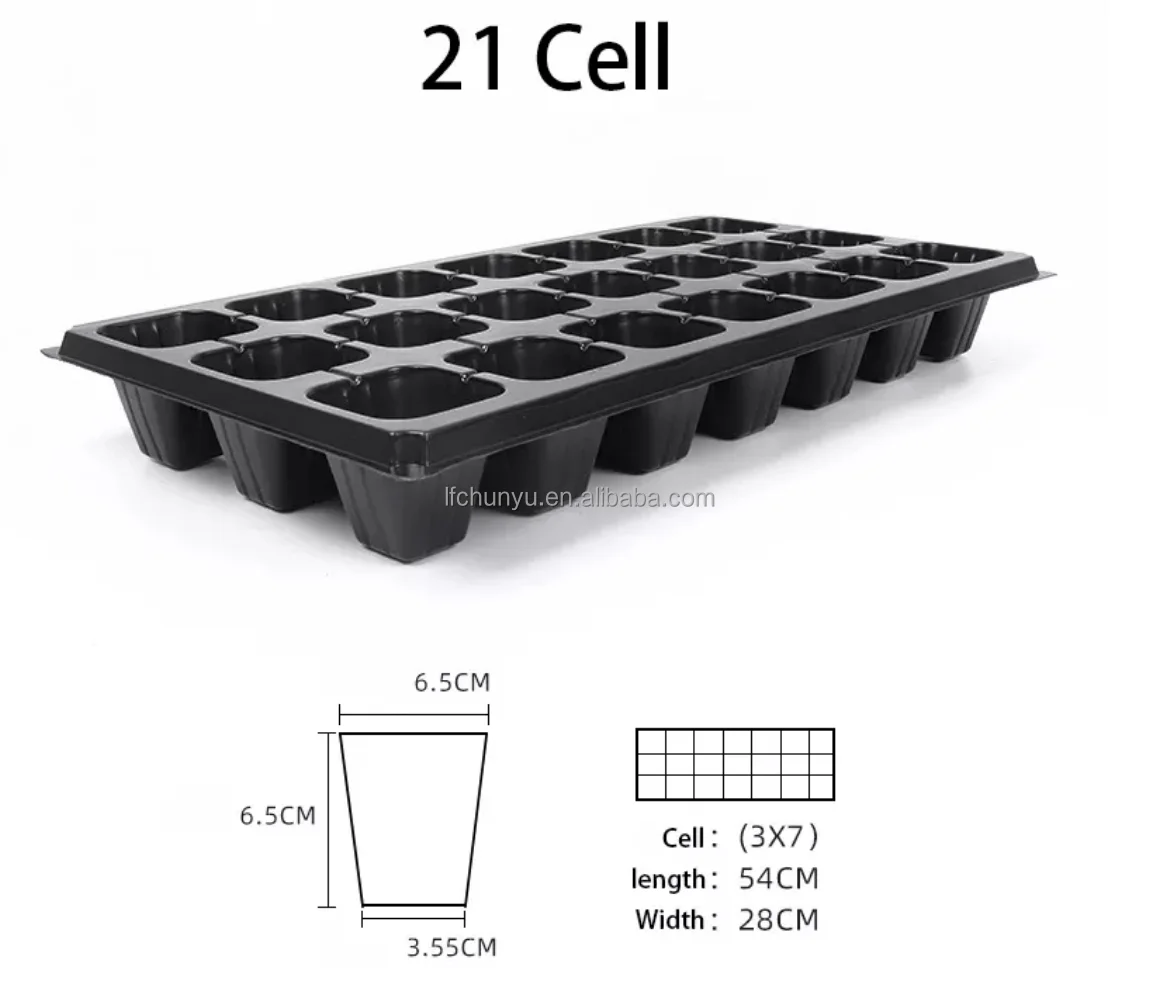 72 cells Nursery trays PET PP PS seeding trays high quality strong seeding trays