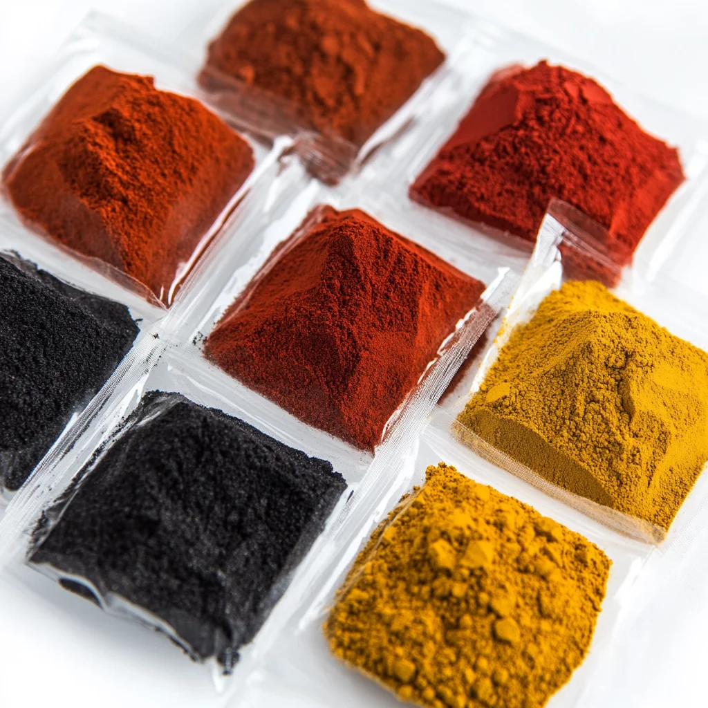 Direct Factory Sale High Quality Multicolored Paint Powders Red Iron Oxide Pigments for Plastics Dyeing Mf fe2o3