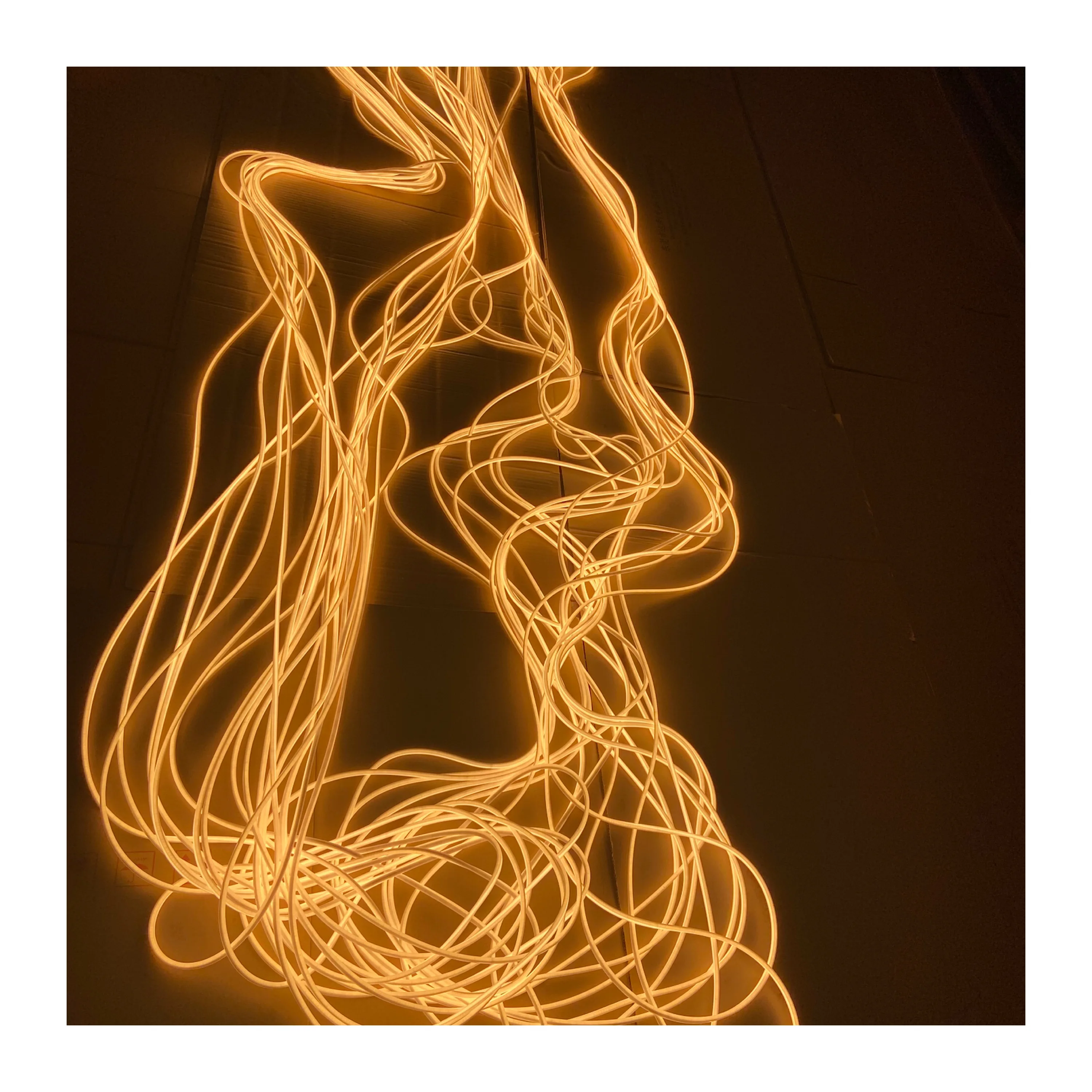 СВЕТОДИОД Гибкая ультратонкая светодиодная неоновая трубка 24 В 12 FW-S-0606B