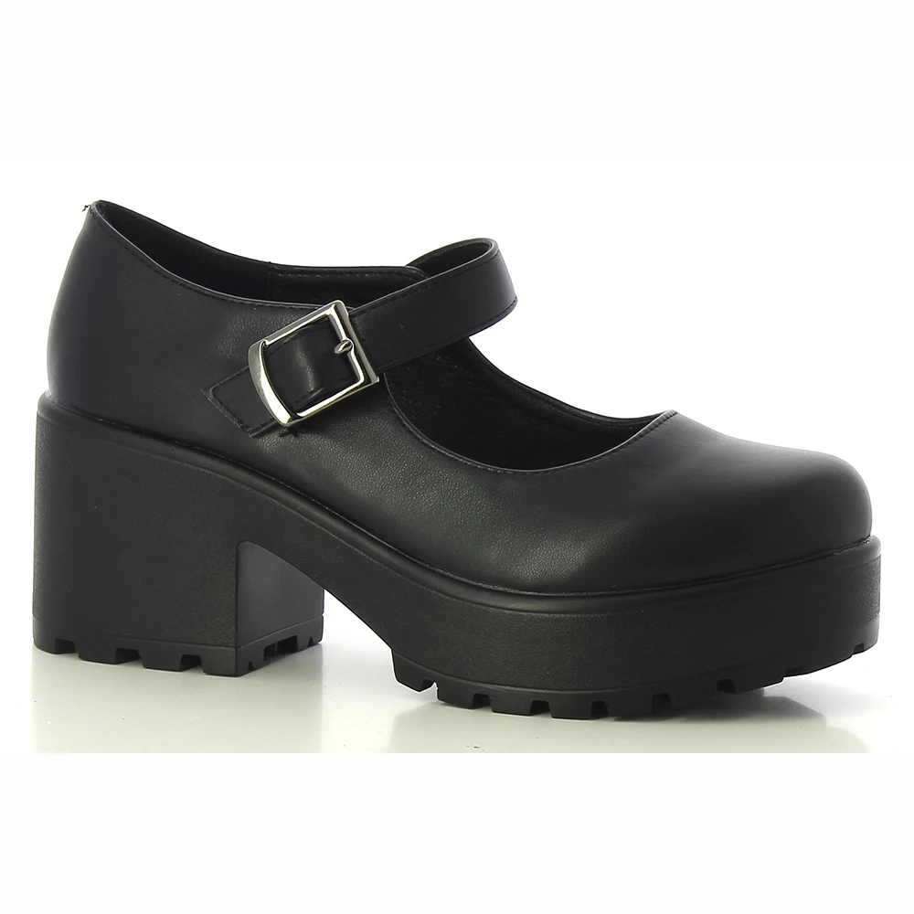 2021 Women Mary Jane High Heel Pumps Shoes with Blocked Heels