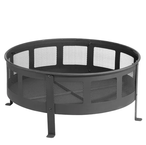 
Rubbed Bronze Net Wood Burning Fire Pit Steel Fireplace 