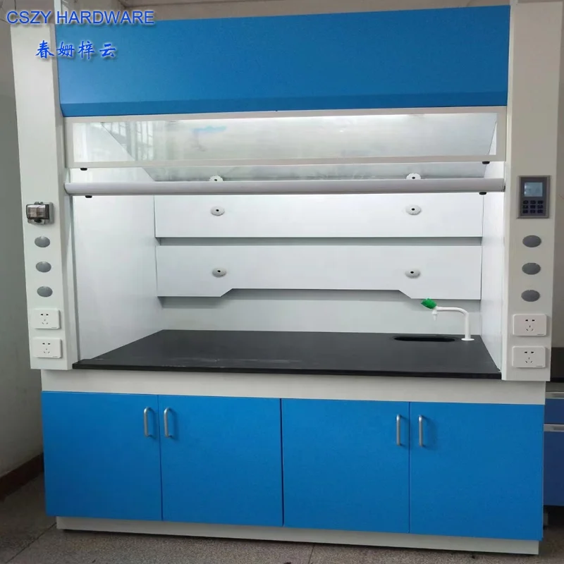 China CE Approved Acid & Alkali Resistant Steel Chemistry & Physics Lab Fume Hood