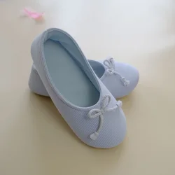 Ballerina Slippers Good Quality Custom with Logo Sock with Non Slipper Leather Sole