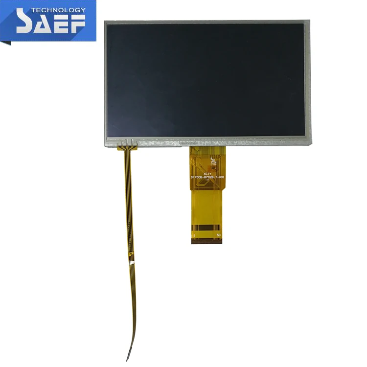 
7 inch tft 800x480 lcd 50 pin RGB interface with touch screen display 