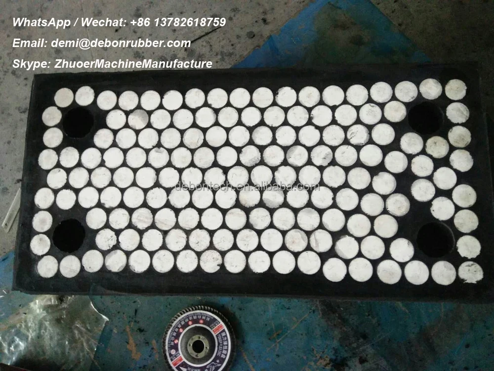 Alumina Ceramic Lining Plate Rubber Ceramic Wear Liner Sheets .jpg