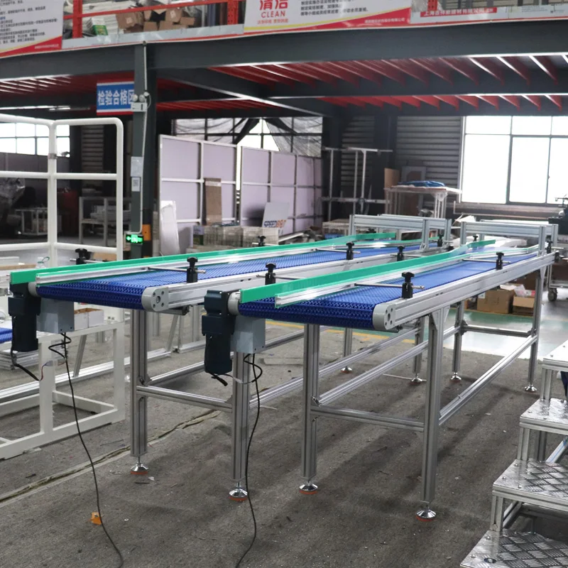 Custom  mini conveyor belt for injection machine  Wire Mesh Belt Chain Conveyor