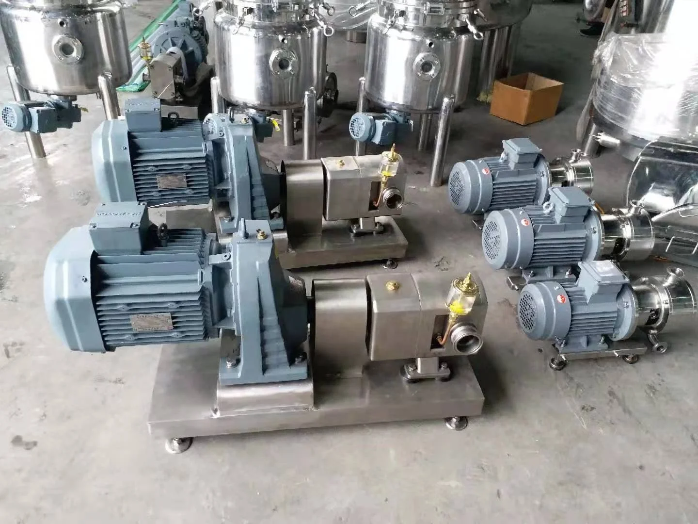 Food Grade Stainless Steel Lobe Transfer Pump for Milk