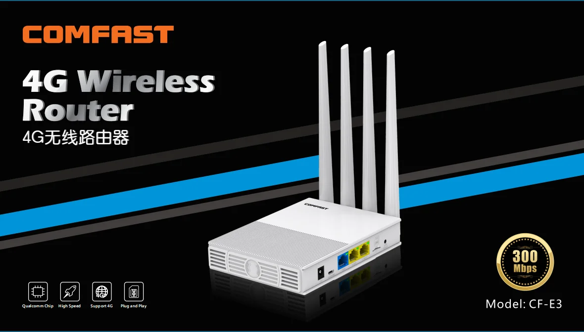  COMFAST CF-E3 3 4g lte промышленный сотовый беспроводной интернет-склеивающий