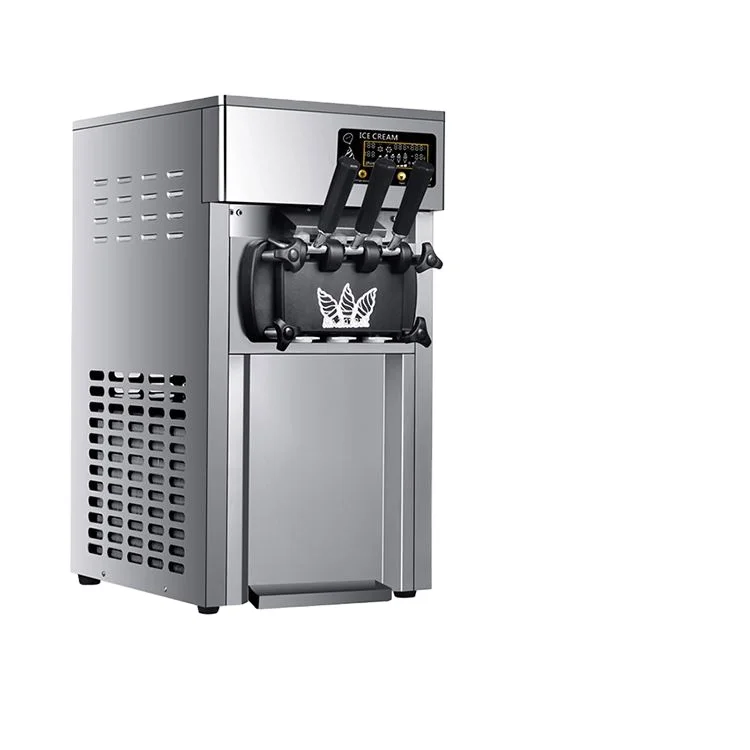 Industrial Commercial 3 Mmulti Flavor Soft Serve Frozen Yogurt Ice Cream Machine for