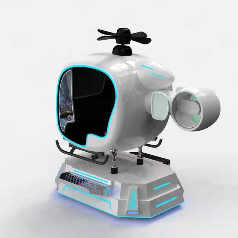 2022 Earning Money 9D 3 DOF Motion Platform Flight Simulator Cockpit Aircraft VR Helicopter Flight Simulator