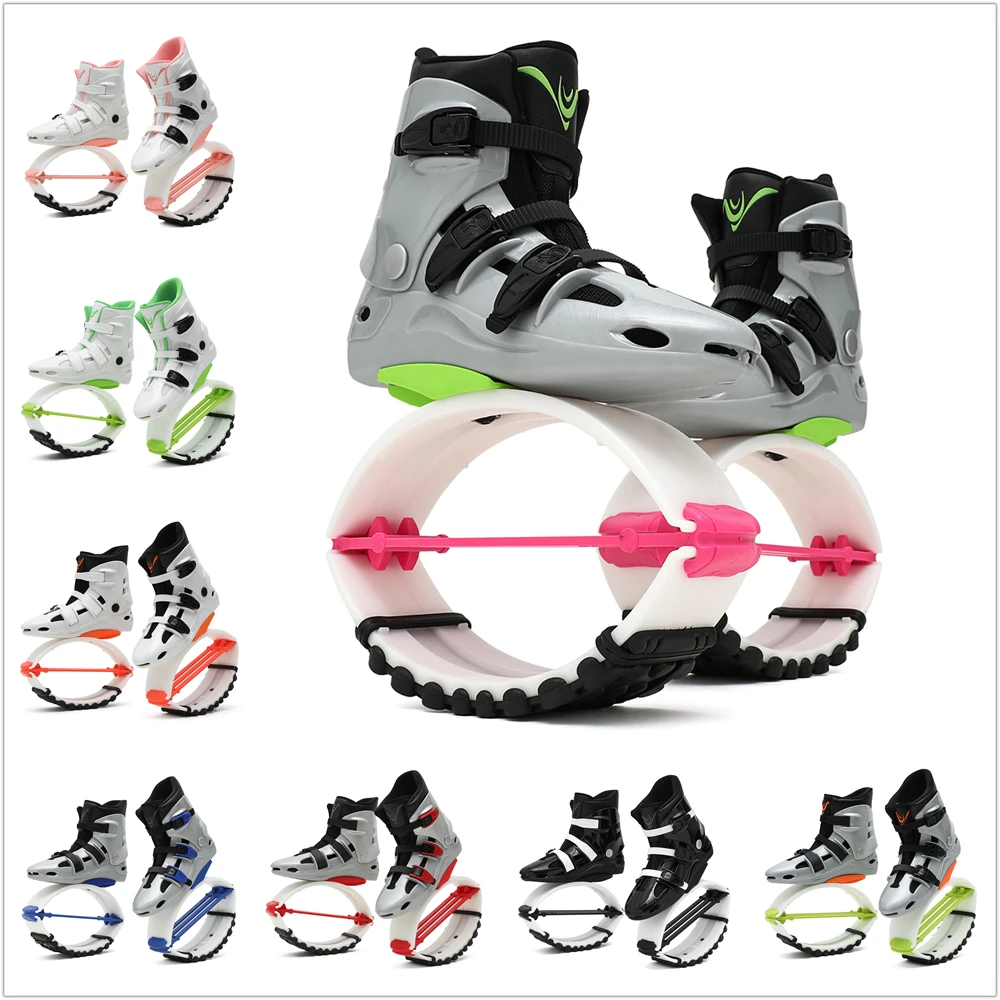 SYUiEE Mixed Colors Ultra Jumps Shoes Gym Dance Anti-Gravity Bounce Boots Adult Sports Fitness Kangaroo Jump Shoes Woman kjxr3