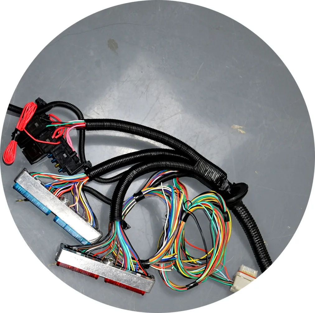 4L80E 4.8 5.3 6.0 DBW 03-07 LS Vortec Stand alone Wire Harness Drive by wire waterproof fuse box1210